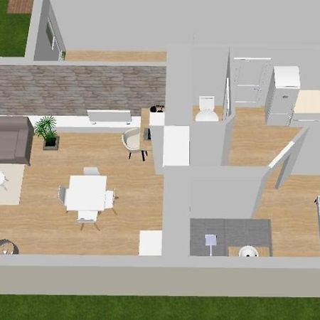 Le P'Tit Boheme, Terrasse Privative. Apartman Lanester Kültér fotó