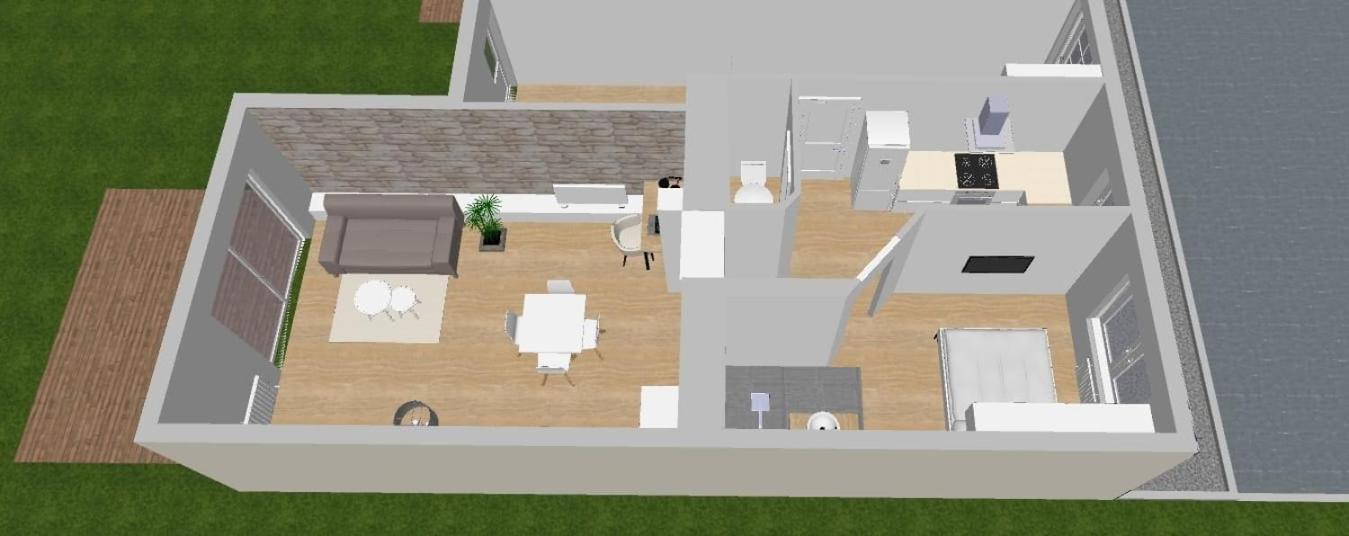 Le P'Tit Boheme, Terrasse Privative. Apartman Lanester Kültér fotó